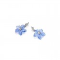 VICEROY BLUE FLOWER SILVER EARRINGS-1061E000-93